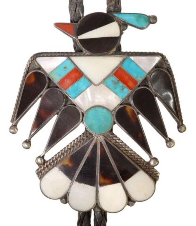 NATIVE AMERICAN ZUNI INALID THUNDERBIRD 2f643a