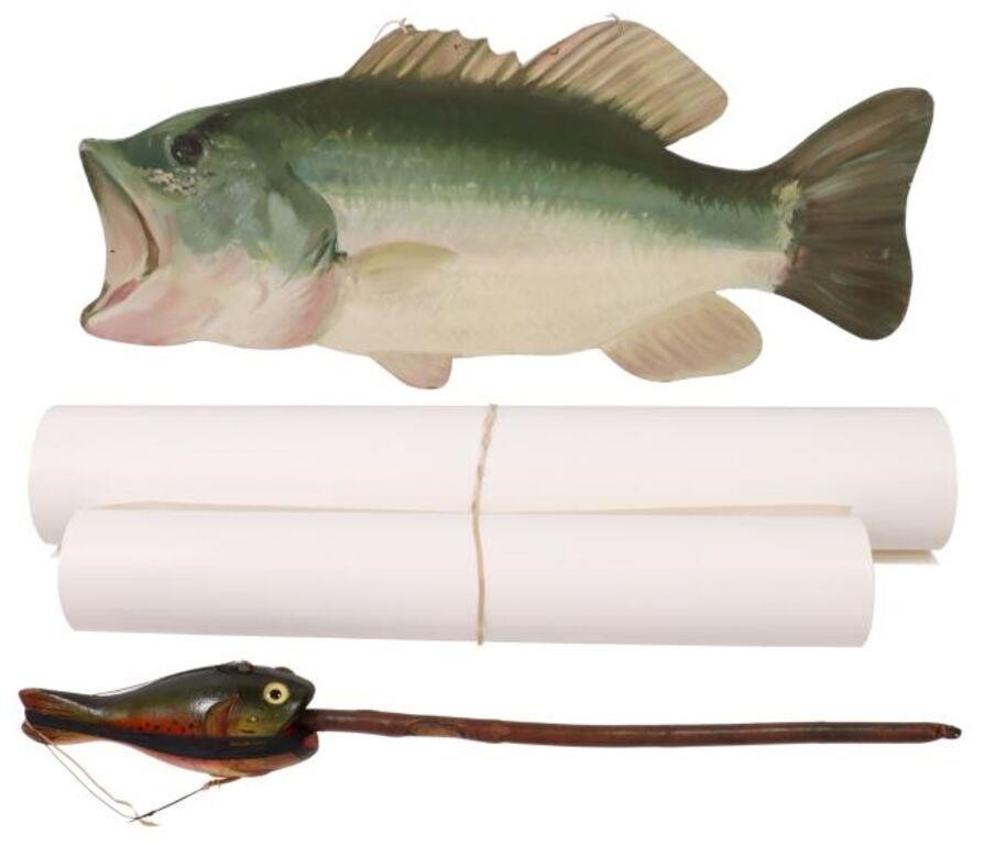  4 DULUTH FISH DECOY POSTERS  2f645d