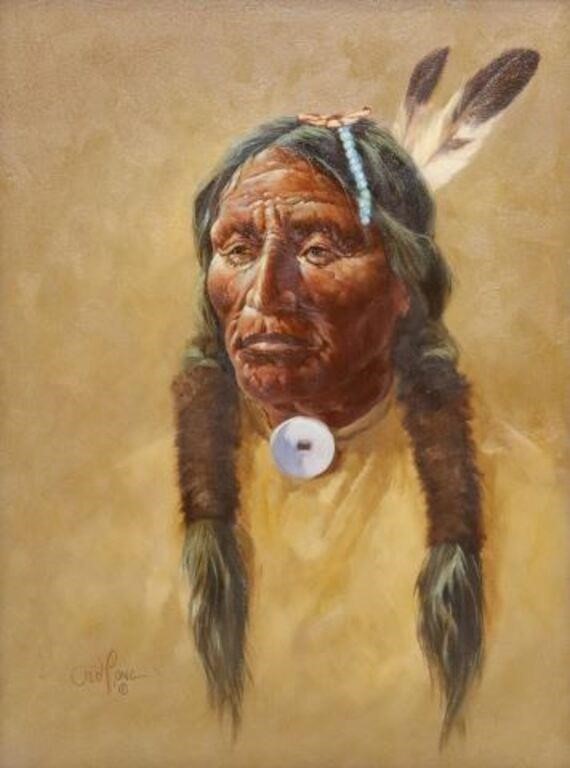 TED LONG 1932 2007 NATIVE AMERICAN 2f6473