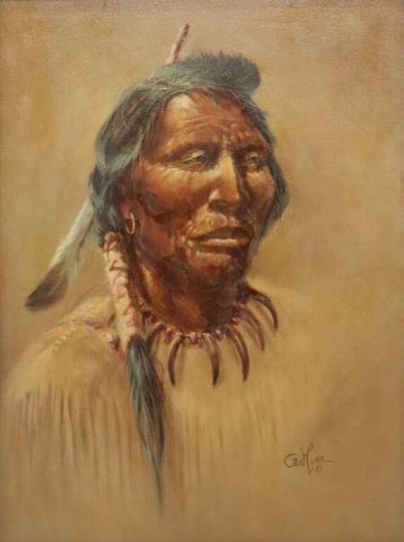 TED LONG 1932 2007 NATIVE AMERICAN 2f6474