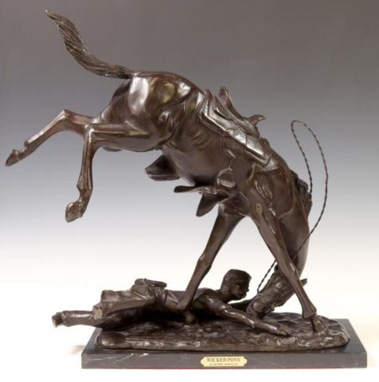 AFTER FREDERIC REMINGTON BRONZE  2f6477