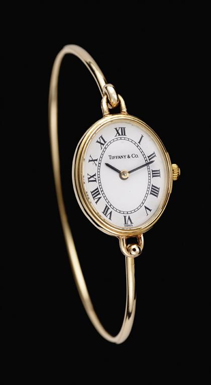 14 karat yellow gold lady's wristwatch,