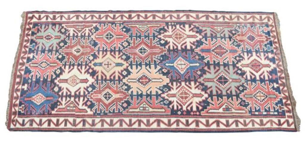 HAND TIED KILIM RUG 11 4 X 5 10 Hand tied 2f64d3