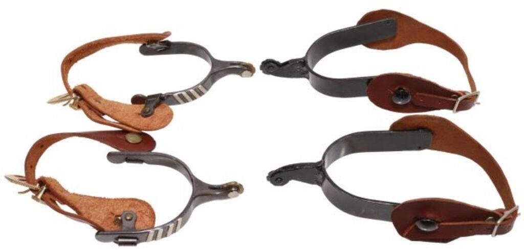 (2 PAIRS) WESTERN COWBOY SPURS(2 pair)