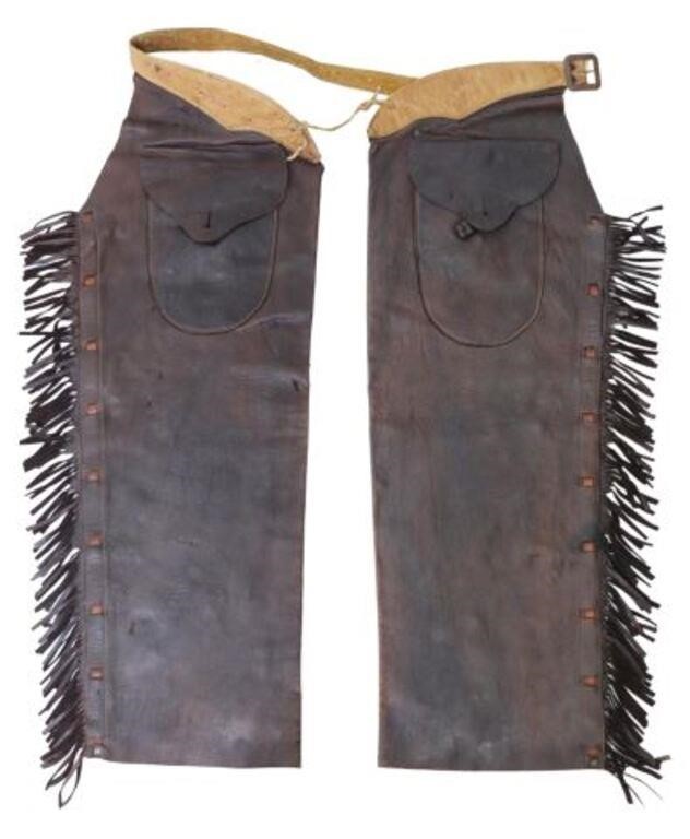 (PAIR) VINTAGE WESTERN COWBOY CHAPS(pair)