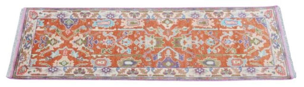 HAND TIED INDO PERSIAN OUSHAK RUNNER  2f6524