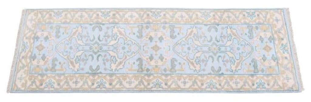HAND TIED INDO PERSIAN OUSHAK RUNNER 2f6529