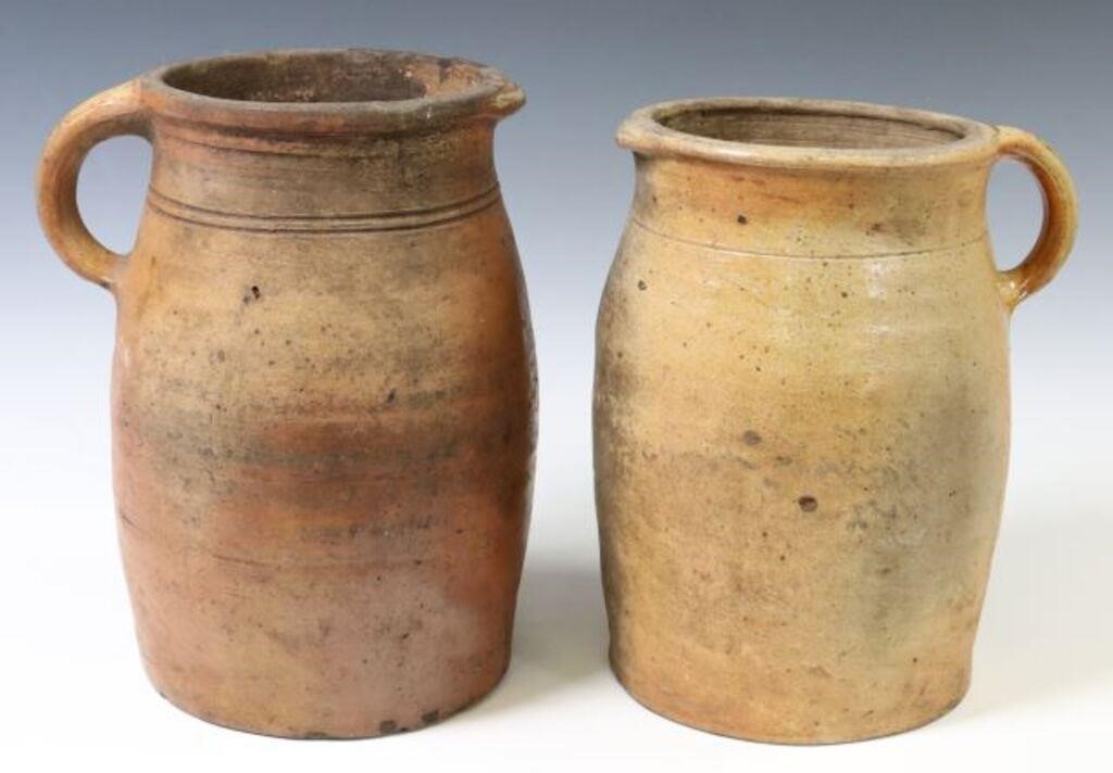 (2) RUSTIC CONTINENTAL STONEWARE