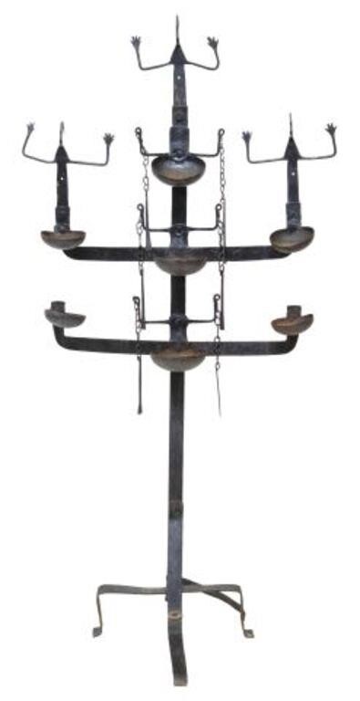 WEST AFRICAN WROUGHT IRON STANDING 2f6593