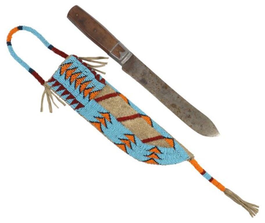 NATIVE AMERICAN STYLE TRADE KNIFE,