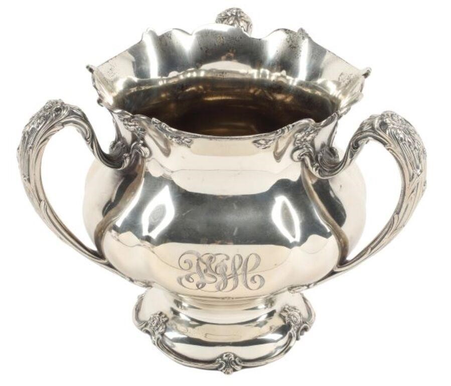 GORHAM ART NOUVEAU STERLING THREE-HANDLED