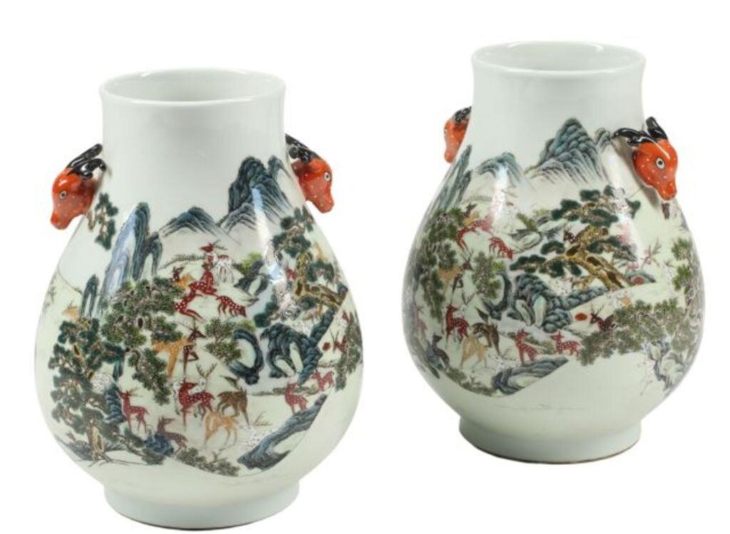  2 CHINESE PORCELAIN VASES WITH 2f6617