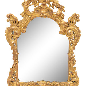 An Italian Rococo Giltwood Mirror 18th 2f662a