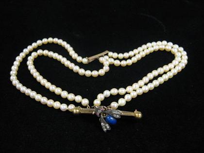  Bee pearl bracelet Cultured 4bd73
