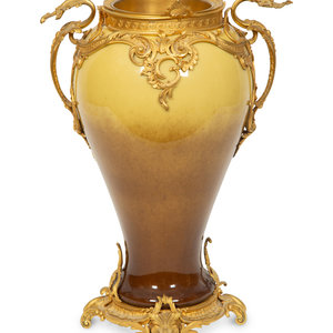 A Gilt Bronze Mounted Berlin (K.P.M.)