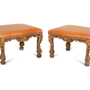 A Pair of Louis XV Painted and