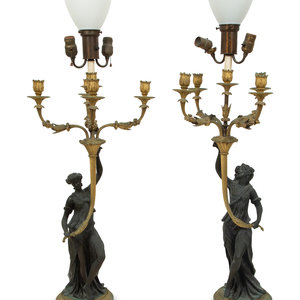 A Pair of Louis XVI Style Gilt