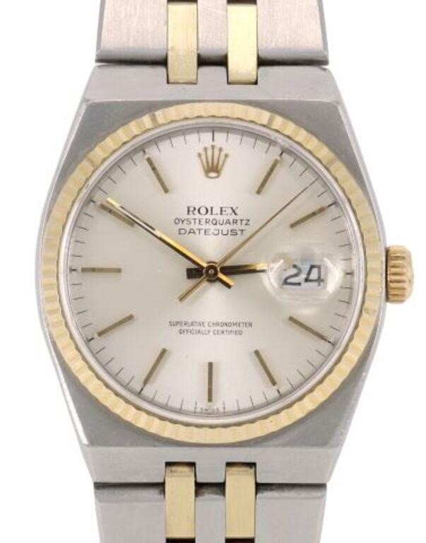 ROLEX OYSTERQUARTZ DATEJUST TWO-TONE