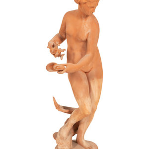 A Terracotta Sculpture of Salacia,