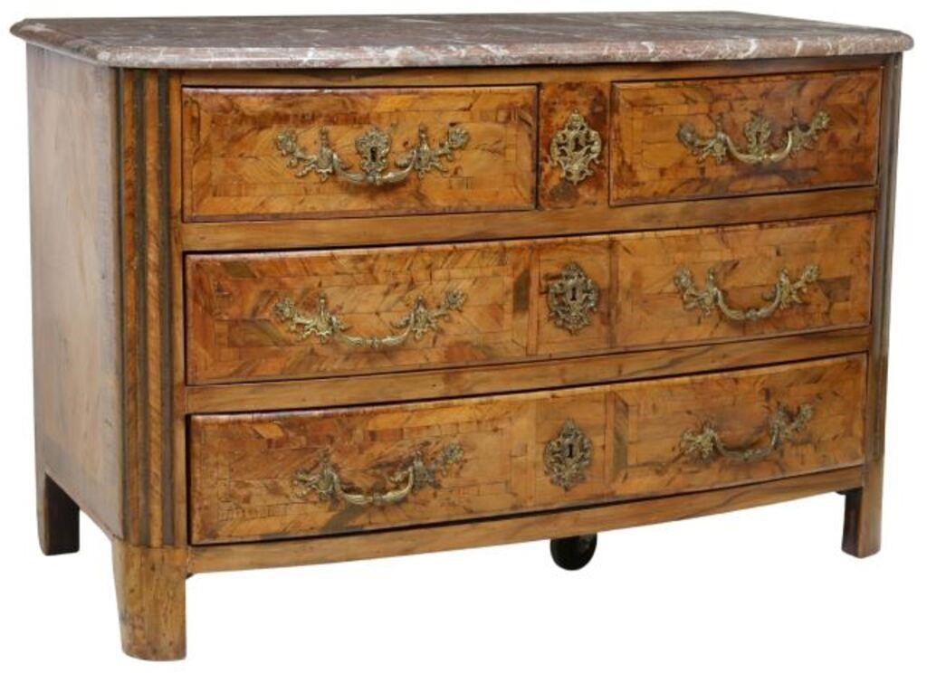 FRENCH LOUIS XIV STYLE MARBLE TOP 2f6783