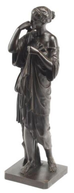 PATINATED BRONZE SCULPTURE DIANA 2f67be