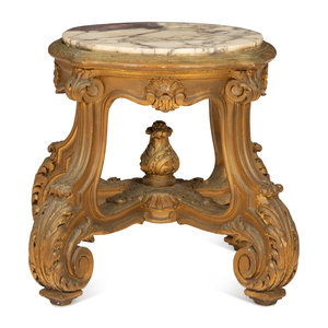 An Italian Giltwood Low Marble Top 2f6808