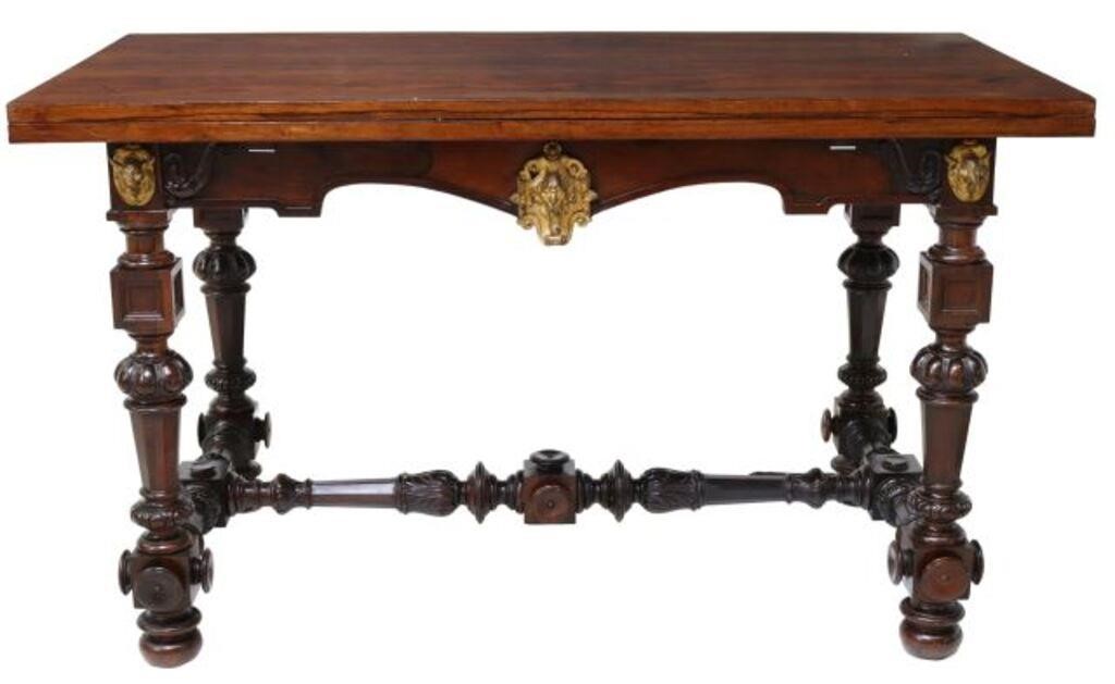 FRENCH ROSEWOOD DRAW LEAF TABLEFrench 2f6809
