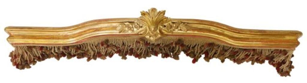 LOUIS XV STYLE GILTWOOD VALENCE/
