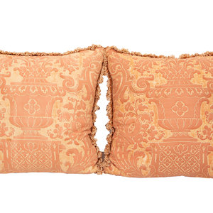 A Pair of Throw Pillows with Fortuny 2f68d8