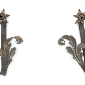 Two Pairs of Wrought Iron Curtain 2f6903