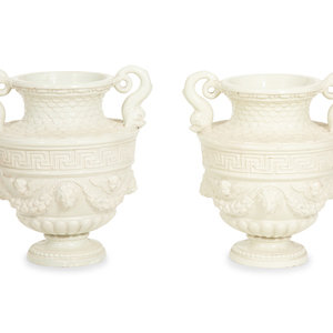 A Pair of Italian White Glazed 2f6921