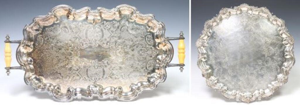  2 AMERICAN SILVERPLATE ROCAILLE 2f6953