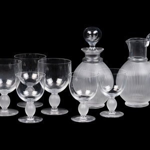 A Lalique Langeais Stemware Service comprising 2f6980