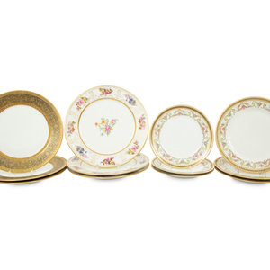 A Group of Limoges Porcelain Dinnerware
20th