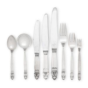 A Georg Jensen Acorn Silver Flatware 2f69c7