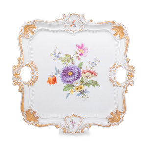 A Meissen Porcelain Tray
Late 19th/Early