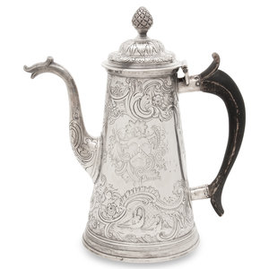 An Irish George I Silver Coffee Pot
Joseph