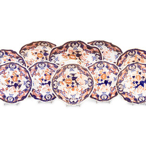 A Derby Porcelain Dessert Service 19th 2f6a90