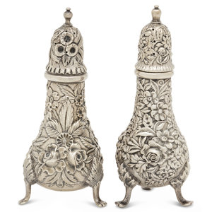 Two S. Kirk and Son Silver Repousse