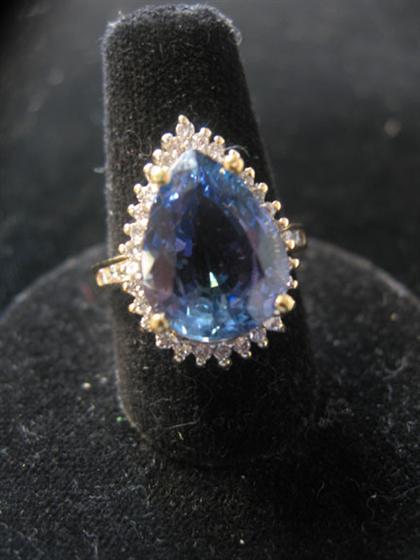 14 karat yellow gold and tanzanite 4bde2