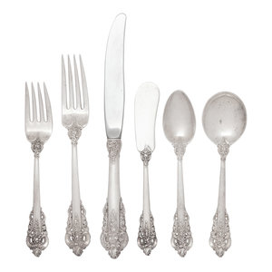 A Wallace Grand Baroque Silver Flatware