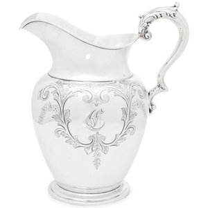 An American Silver Pitcher Dominick 2f6b3b