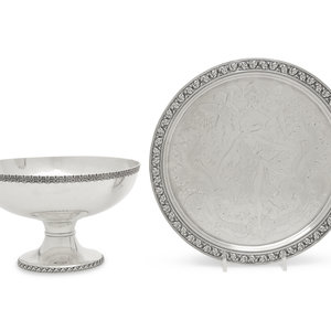 Two Tiffany and Co. Silver Table