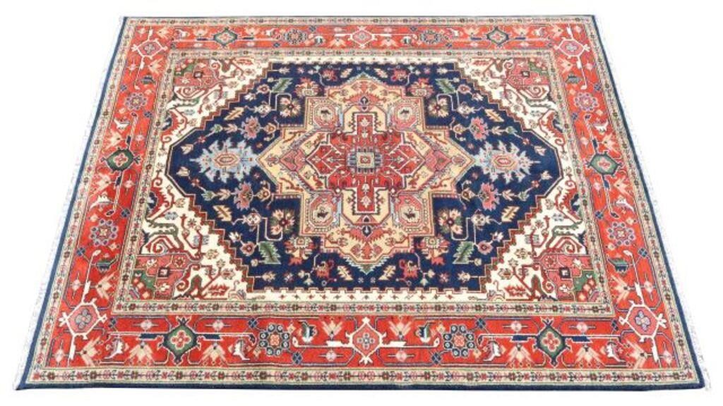 HAND-TIED INDO SERAPI RUG, 10'3"