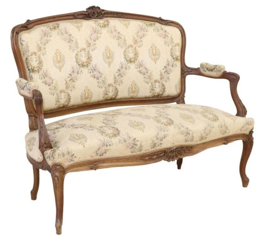 FRENCH LOUIS XV STYLE UPHOLSTERED 2f6bb5