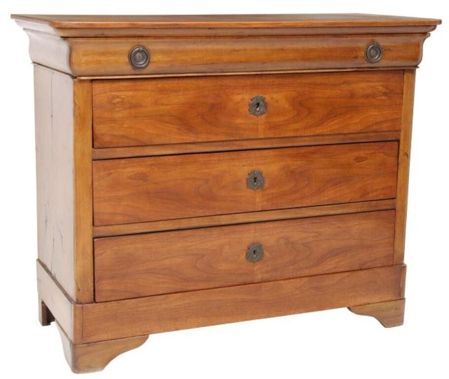 FRENCH LOUIS PHILIPPE FOUR-DRAWER