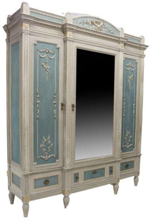LOUIS XVI STYLE PAINTED BREAKFRONT 2f6bc5