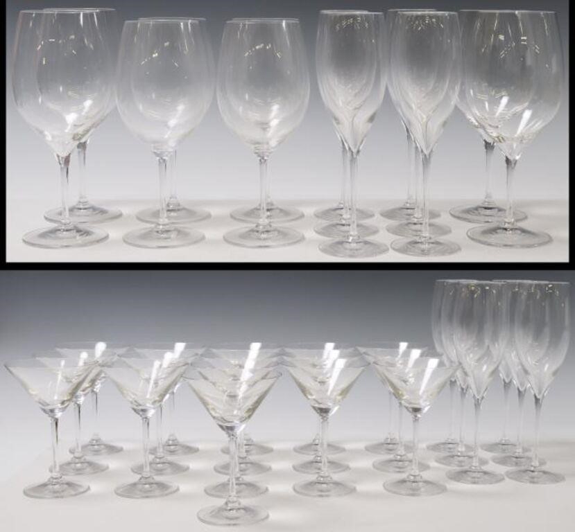 (36) RIEDEL STEMWARE, MARTINI, WINE,