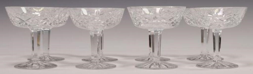 (8) WATERFORD LISMORE CUT CRYSTAL