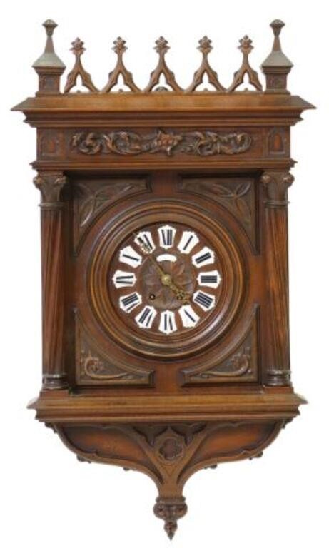 FRENCH GOTHIC REVIVAL WALNUT CASED 2f6cb2